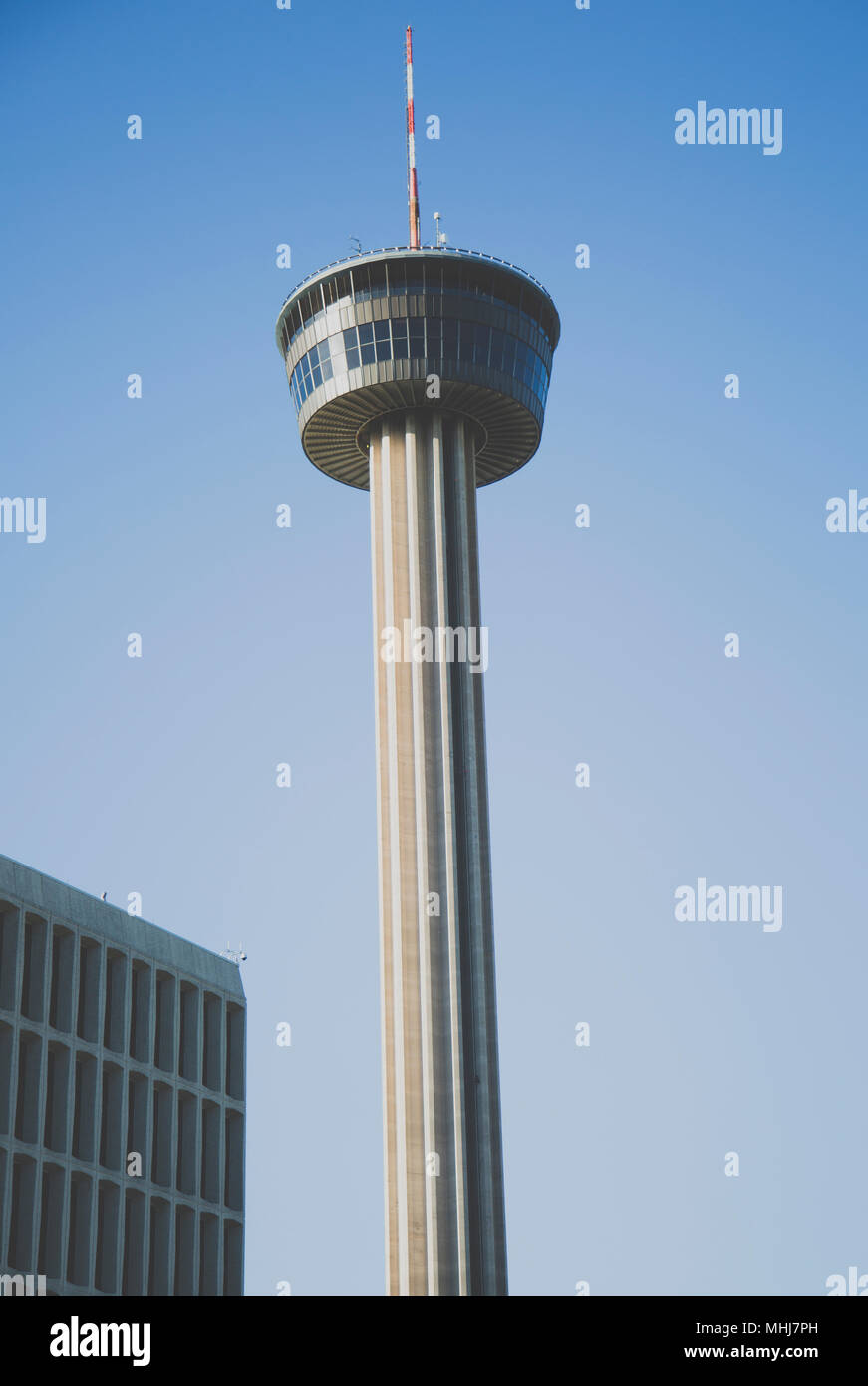 Turm von Nord-, Mittel- und Südamerika, in der hemisfair befindet sich auf dem südöstlichen Teil von Downtown, San Antonio, Texas, USA Stockfoto