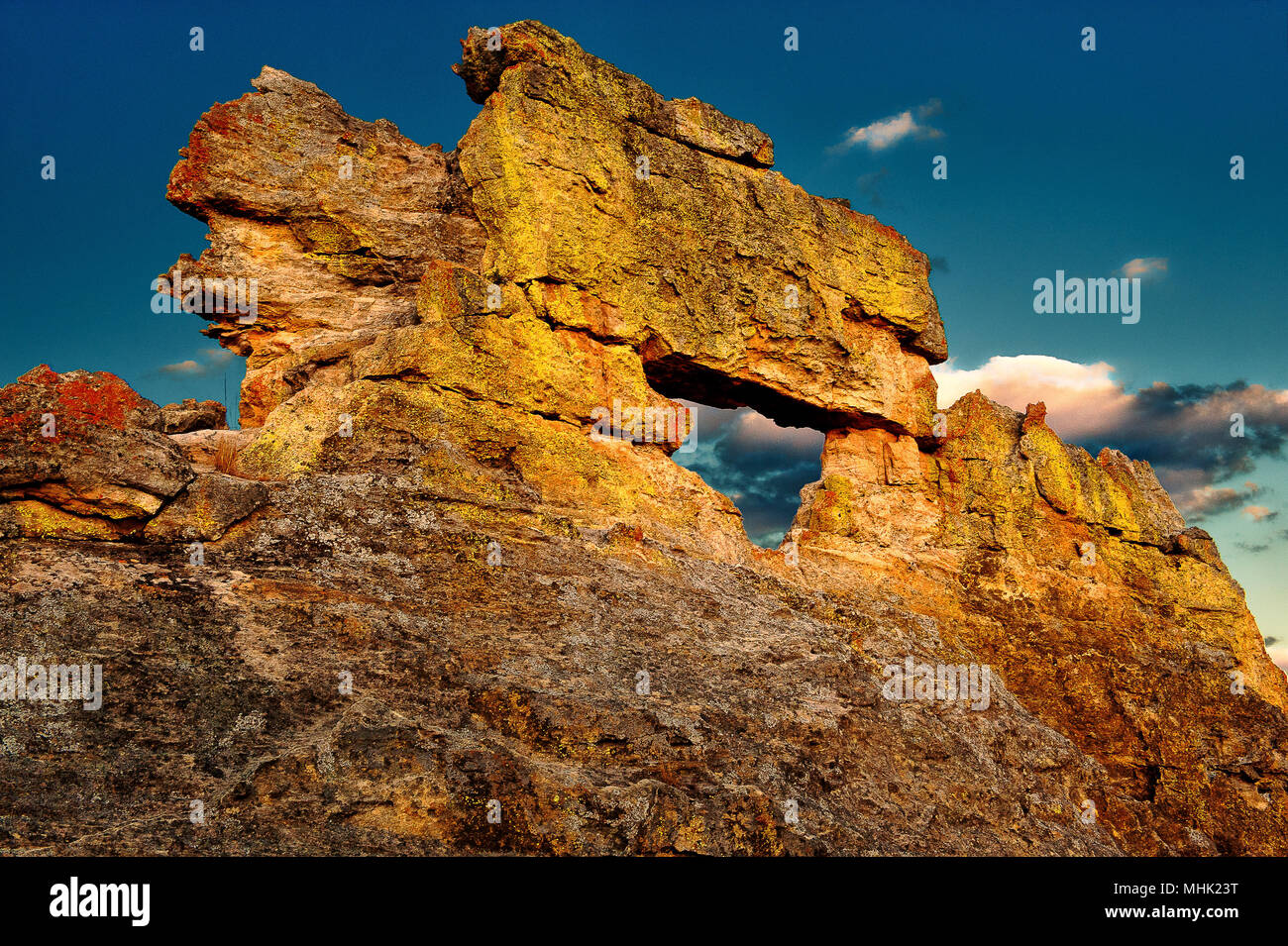 Interessante Designs der Madagaskar Berge Stockfoto
