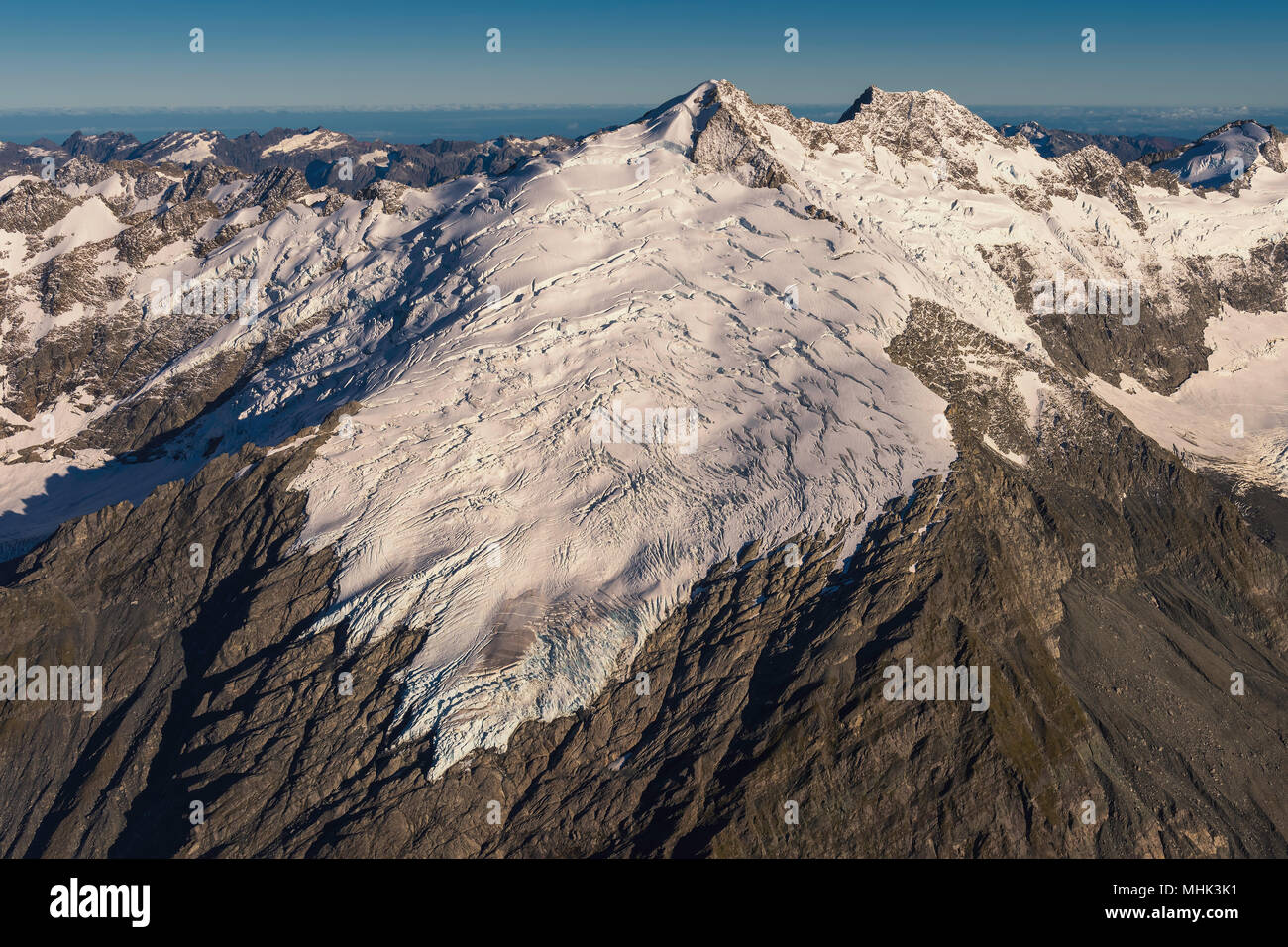 Neuseeland Luftbild Stockfoto