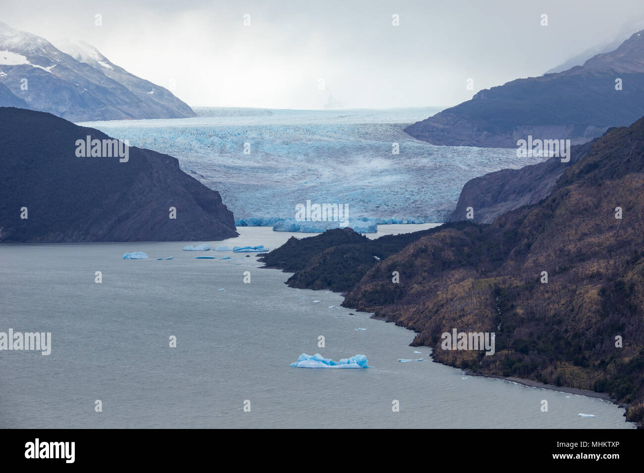 Glaciar Grey, Torres del Paine Nationalpark, Patagonien, Chile Stockfoto