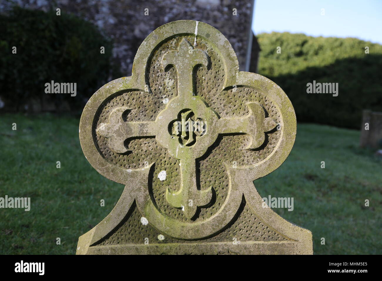 Grab stein Symbol Stockfoto