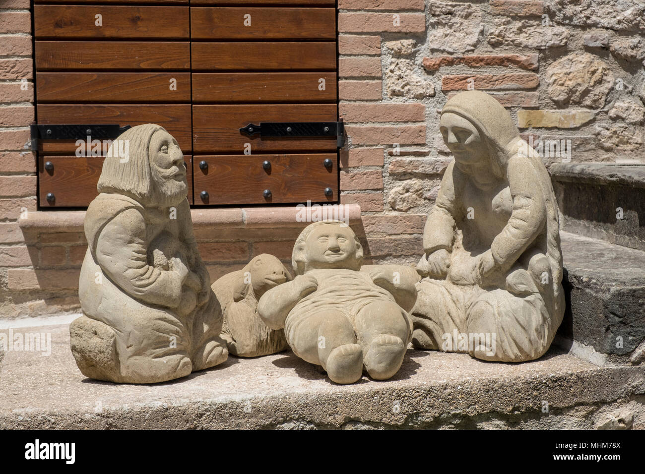 Spello Perugia Umbrien Italien Historische Stadt Altes Haus