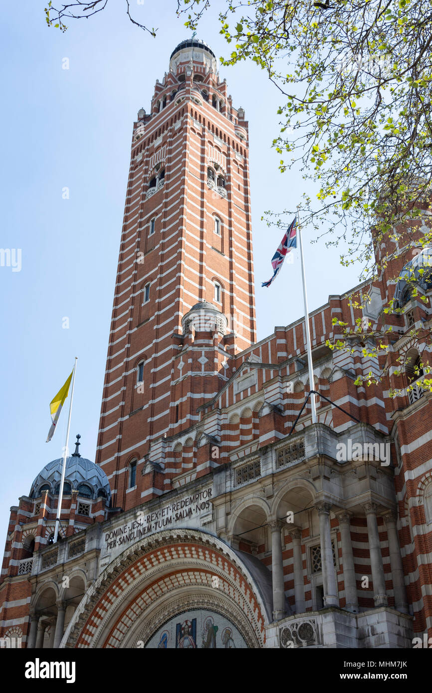 Westminster Cathedral, Victoria Street, Victoria, Westminster, London, England, Vereinigtes Königreich Stockfoto