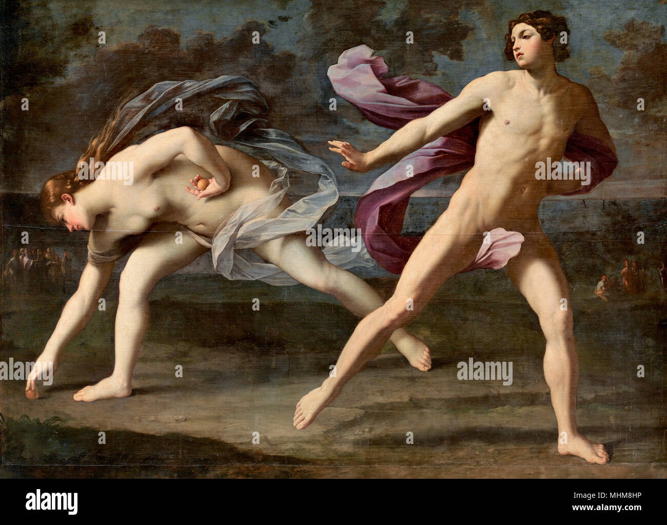 Hippomenes und Atalanta von Guido Reni, ca. 1619 Stockfoto