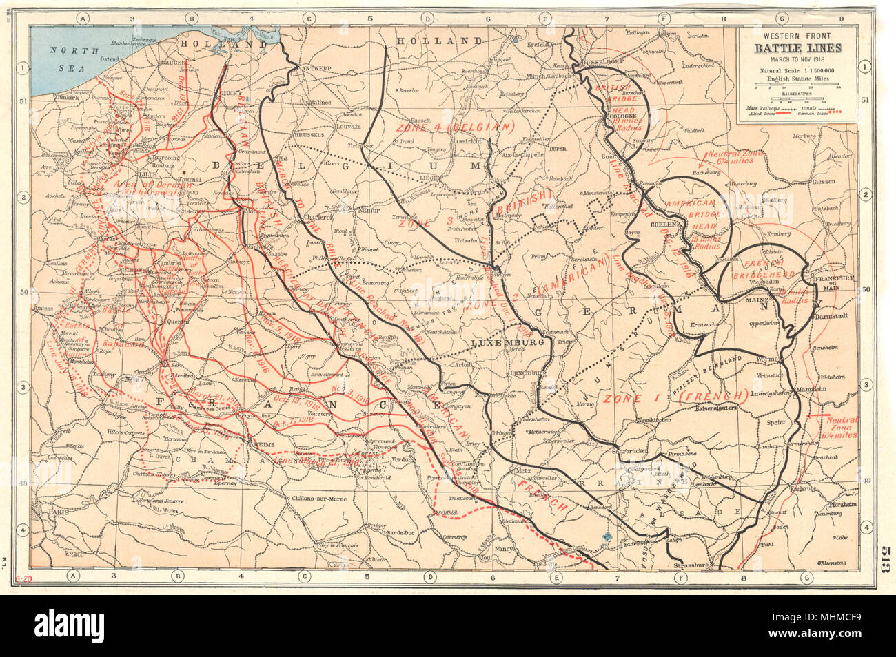 Europa karte 1918 -Fotos und -Bildmaterial in hoher Auflösung – Alamy