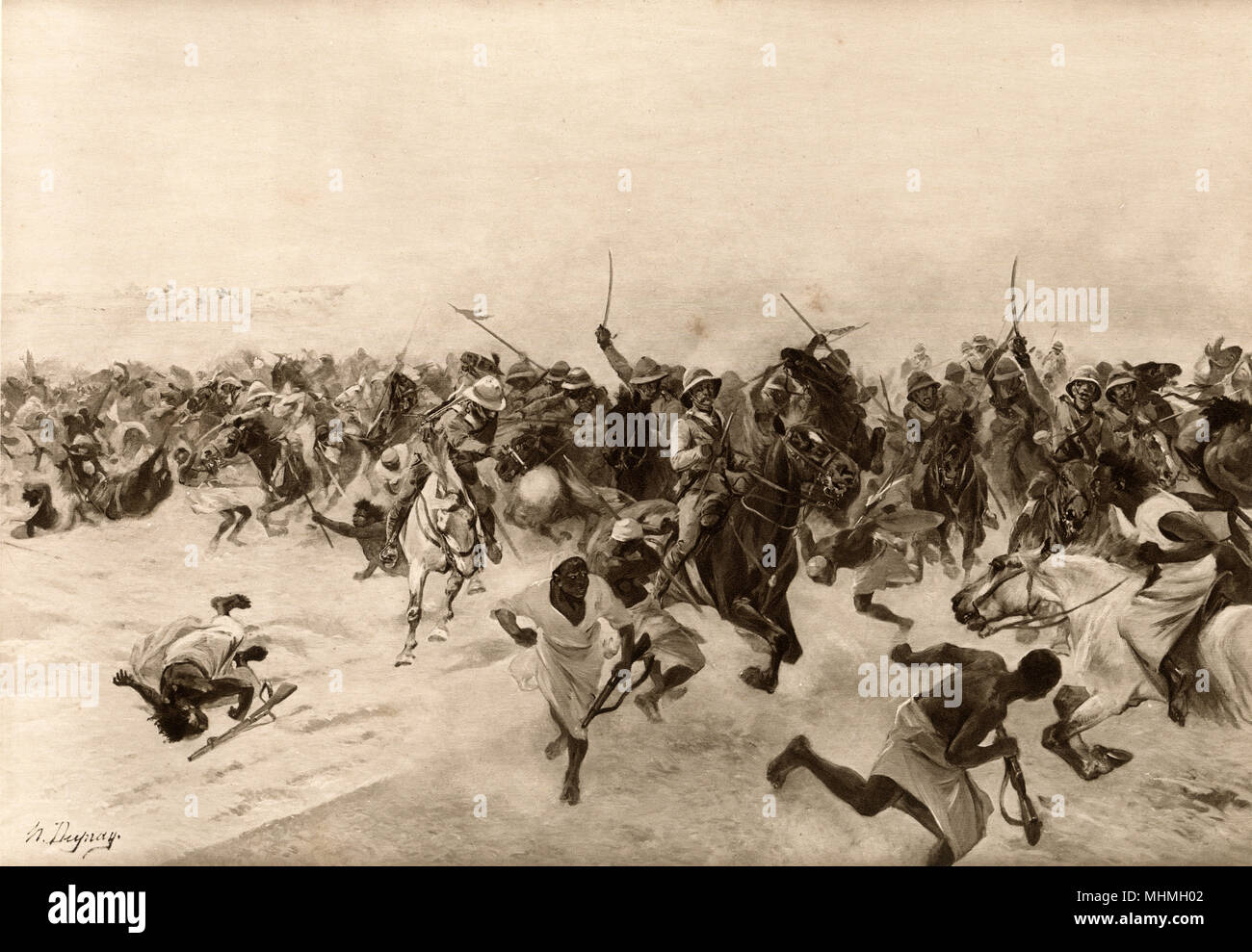 Schlacht von Omdurman 1898 Stockfoto