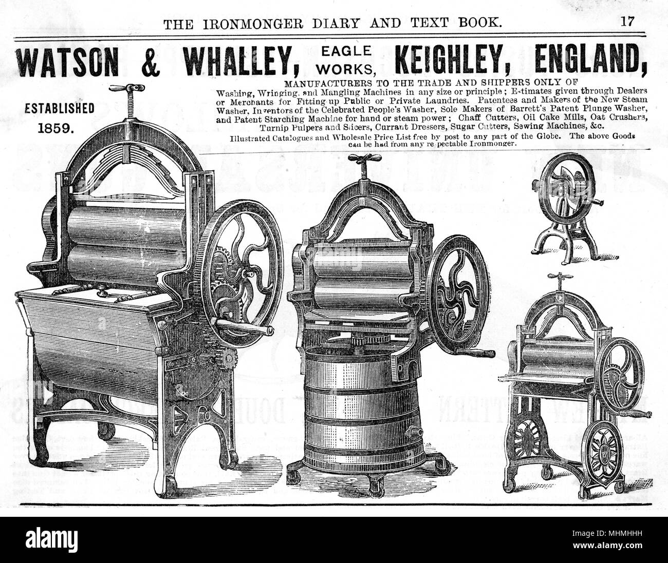 Watson & Whalley, Eagle Works Keighley Stockfoto