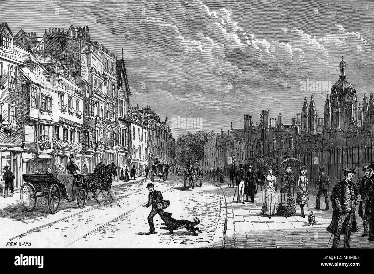 KINGS PARADE 1887 Stockfoto