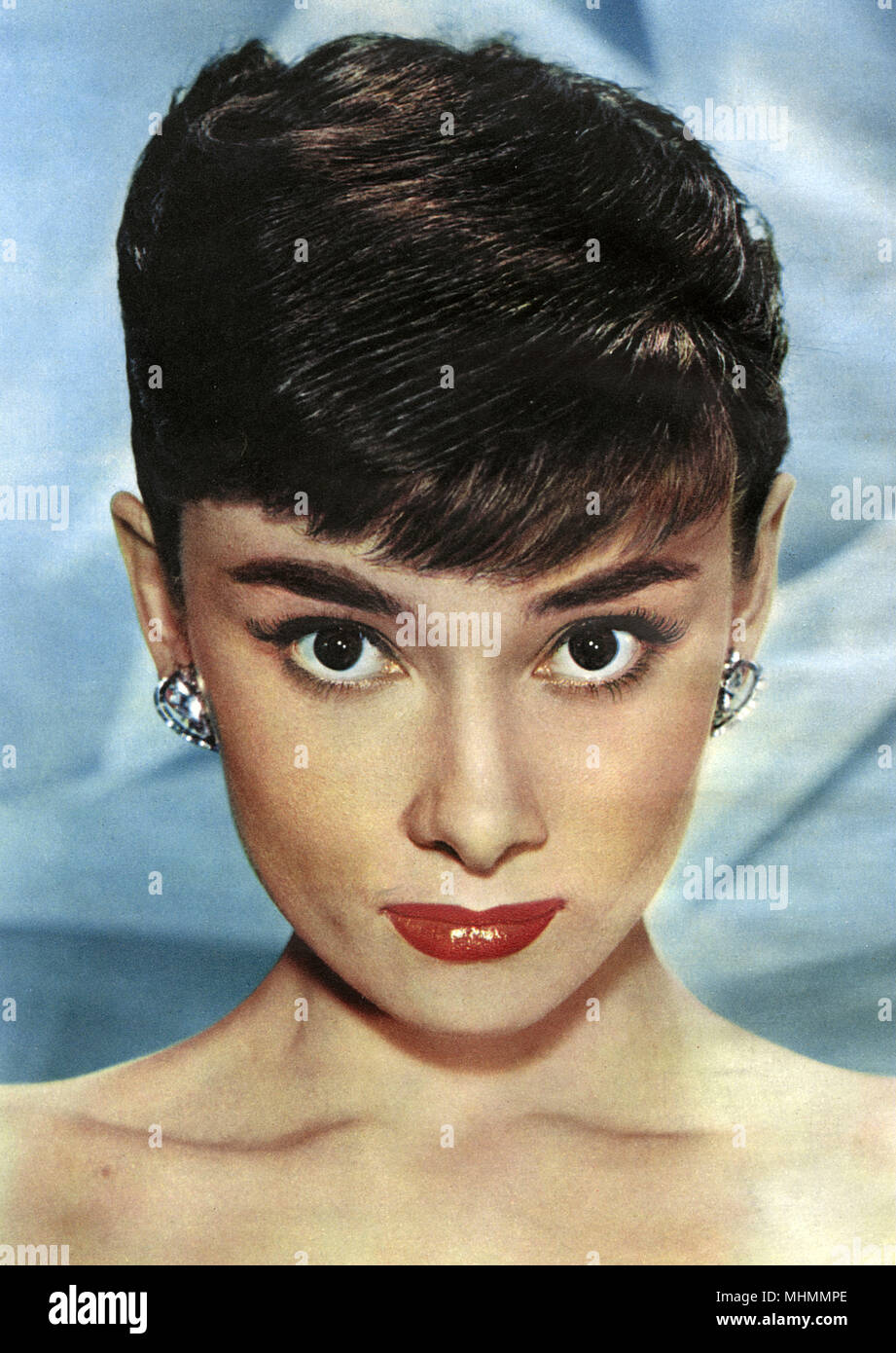 Die amerikanische Schauspielerin Audrey Hepburn (1929-1993), Belgischer - Schauspielerin der Irischen - holländischer Abstammung geboren, Hollywood Schauspielerin Datum: 1944-1955 Stockfoto