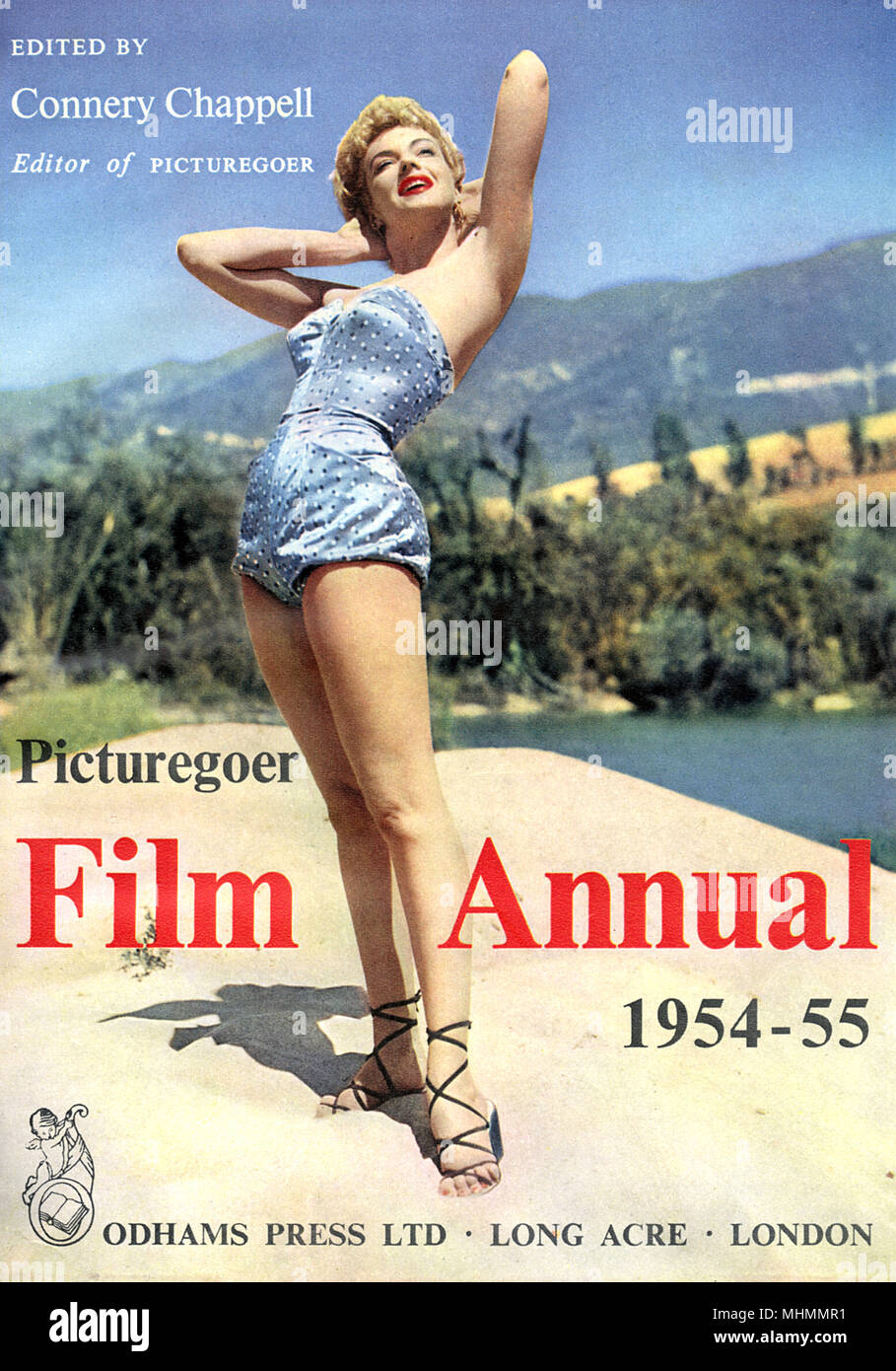 Titelseite des Picturegoer Film Annual, 1954-55 Stockfoto