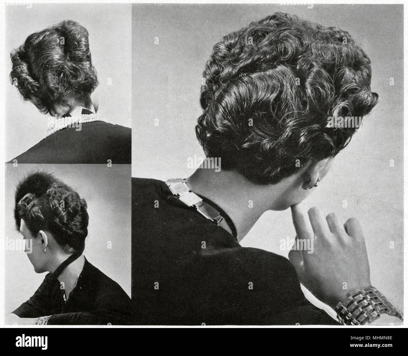 Frisuren von 1938 Stockfoto
