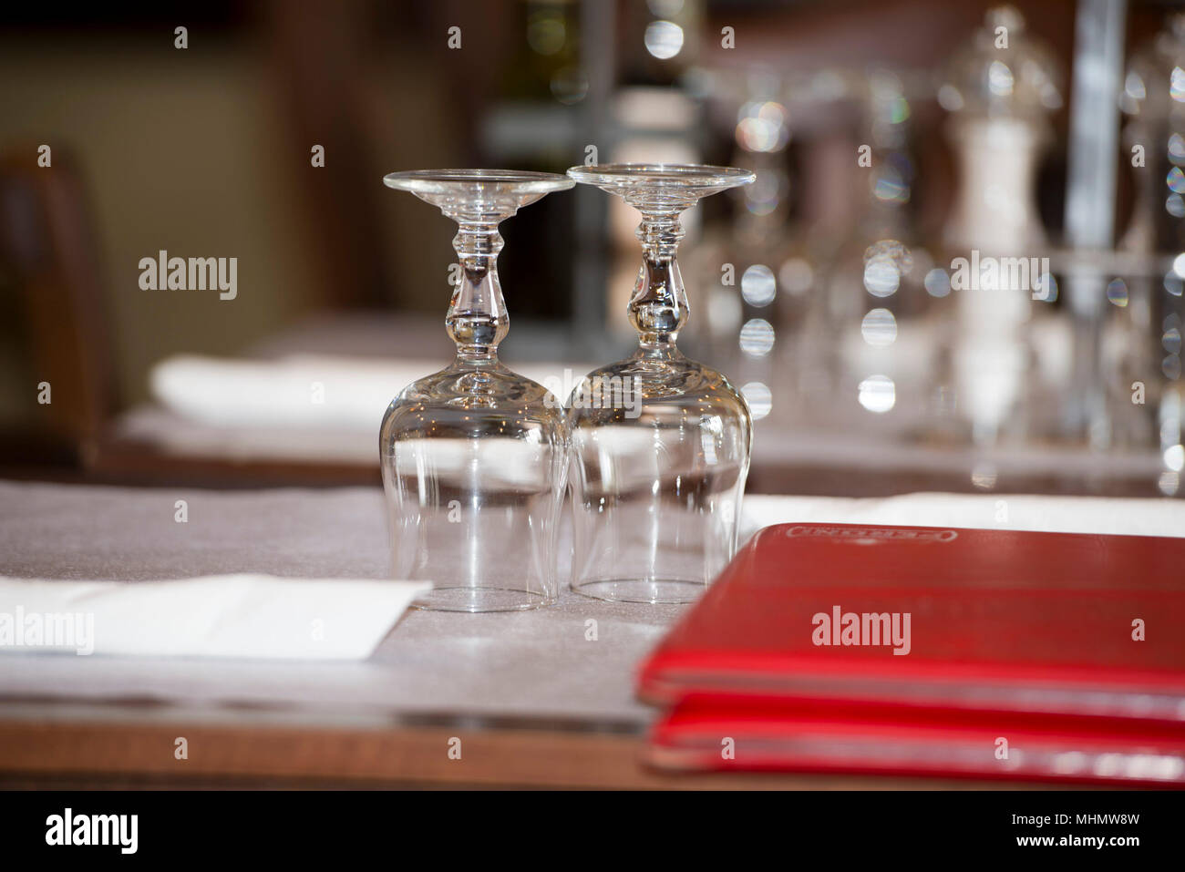 Italienisches Restaurant in Rom Stockfoto