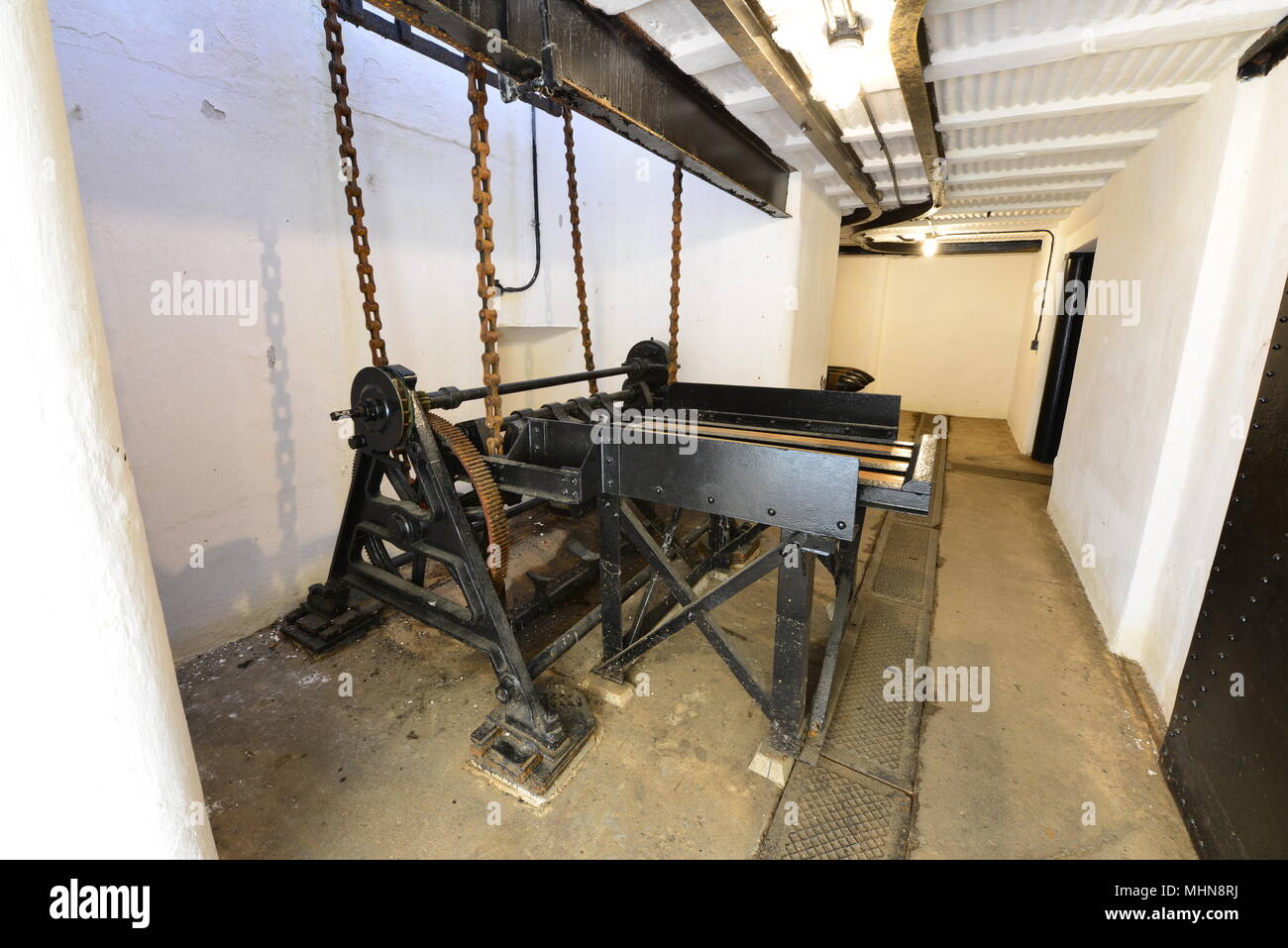 Fort Moultrie eine Amerikanische Festung, die von 1776 bis 1947 verwendet wurde. Stockfoto