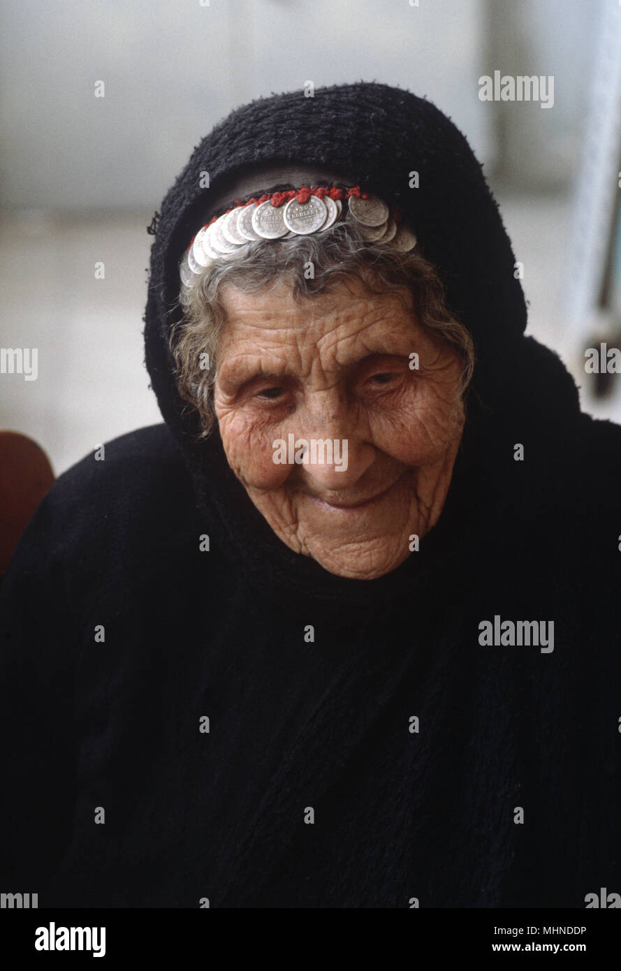 Palästinensischen alte Frauen, West Bank, Ost-jerusalem, israelisch-palästinensische Behörde Stockfoto