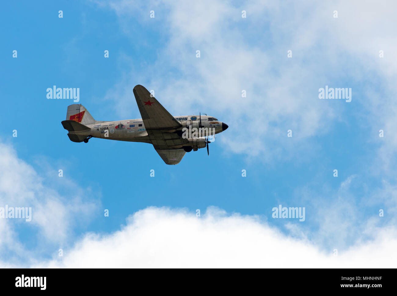 Region Kubinka, Moskau, Russland - 21. Mai 2016: Russische Luftwaffe Landung in Kubinka Air Force Base. Stockfoto