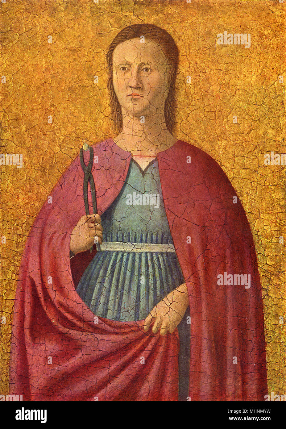 St. Apollonia von Piero della Francesca Stockfoto
