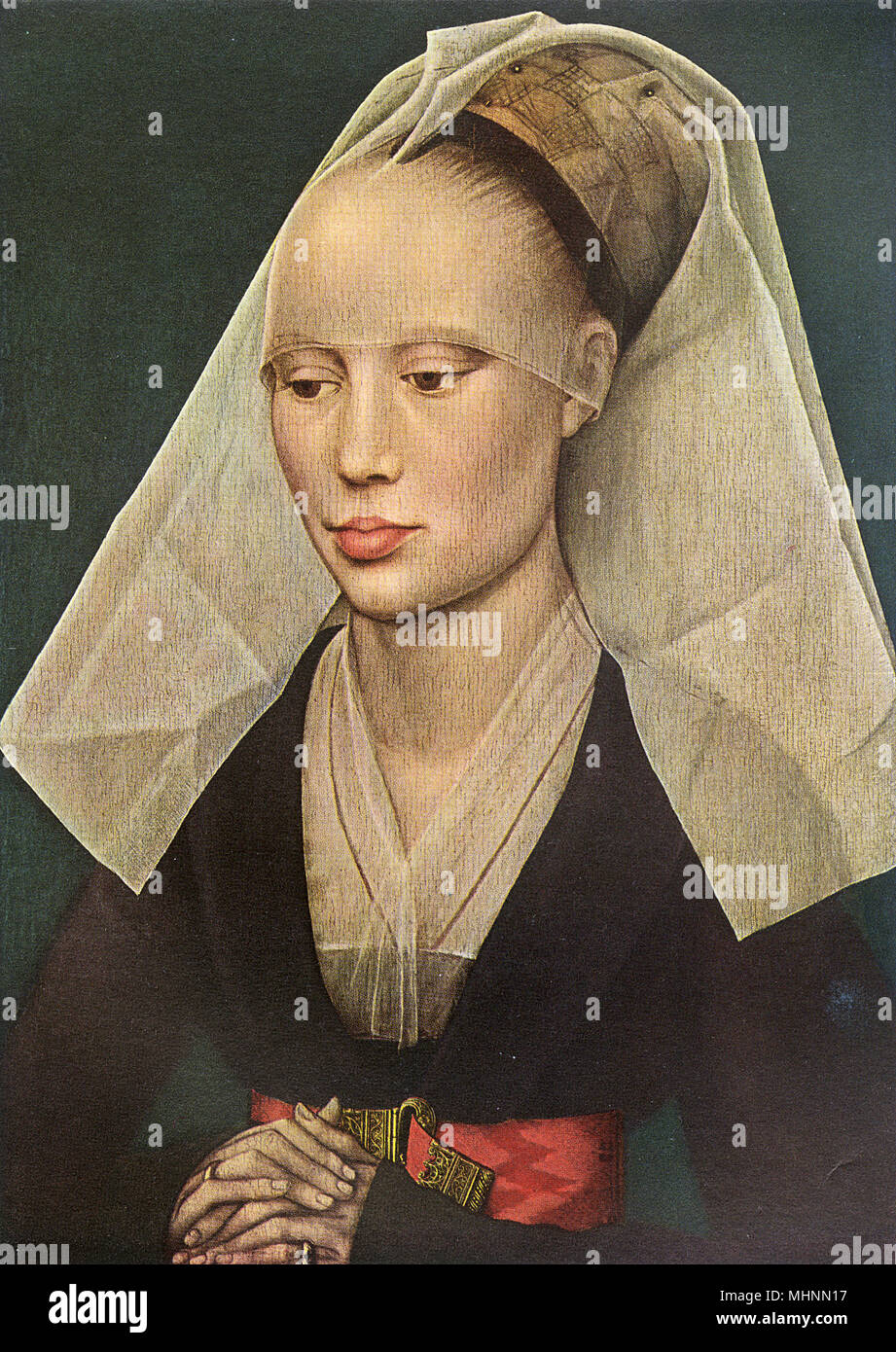 Porträt einer Lady von Rogier van der Weyden Stockfoto