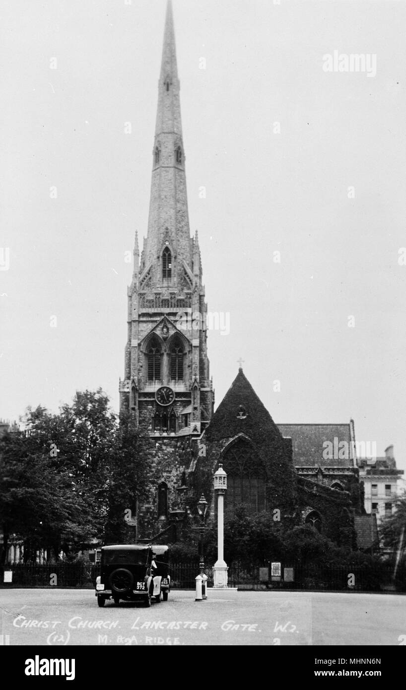 Christ Church, Lancaster Gate, London W2 Stockfoto