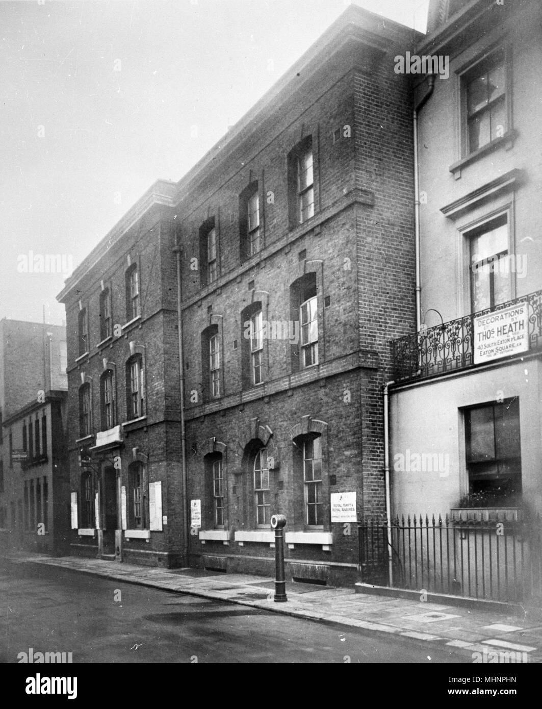 Gerald Straße Polizei Station, Central London Datum: ca. 1910 Stockfoto