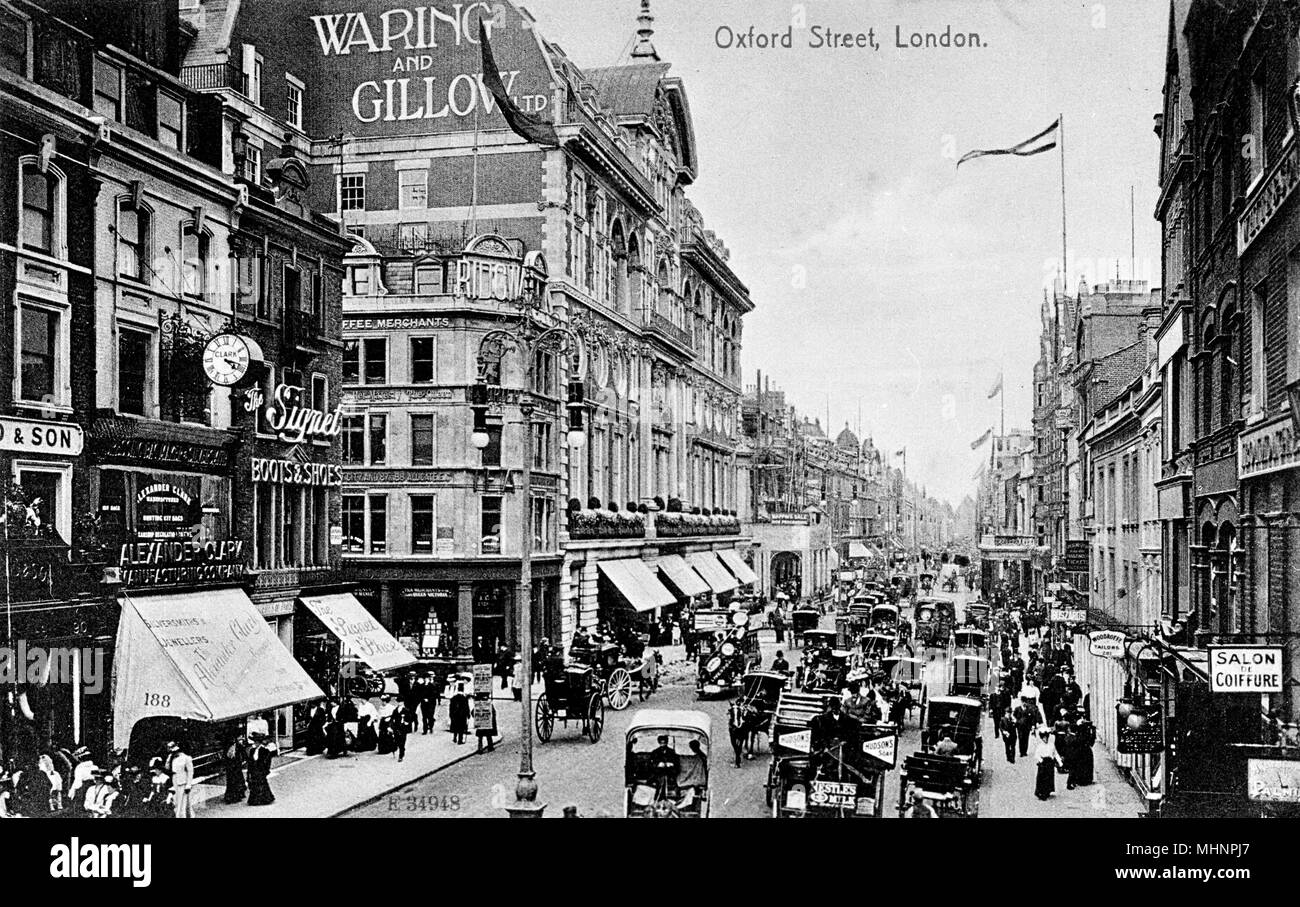 Waring & Gillow, Oxford Street, Central London Stockfoto