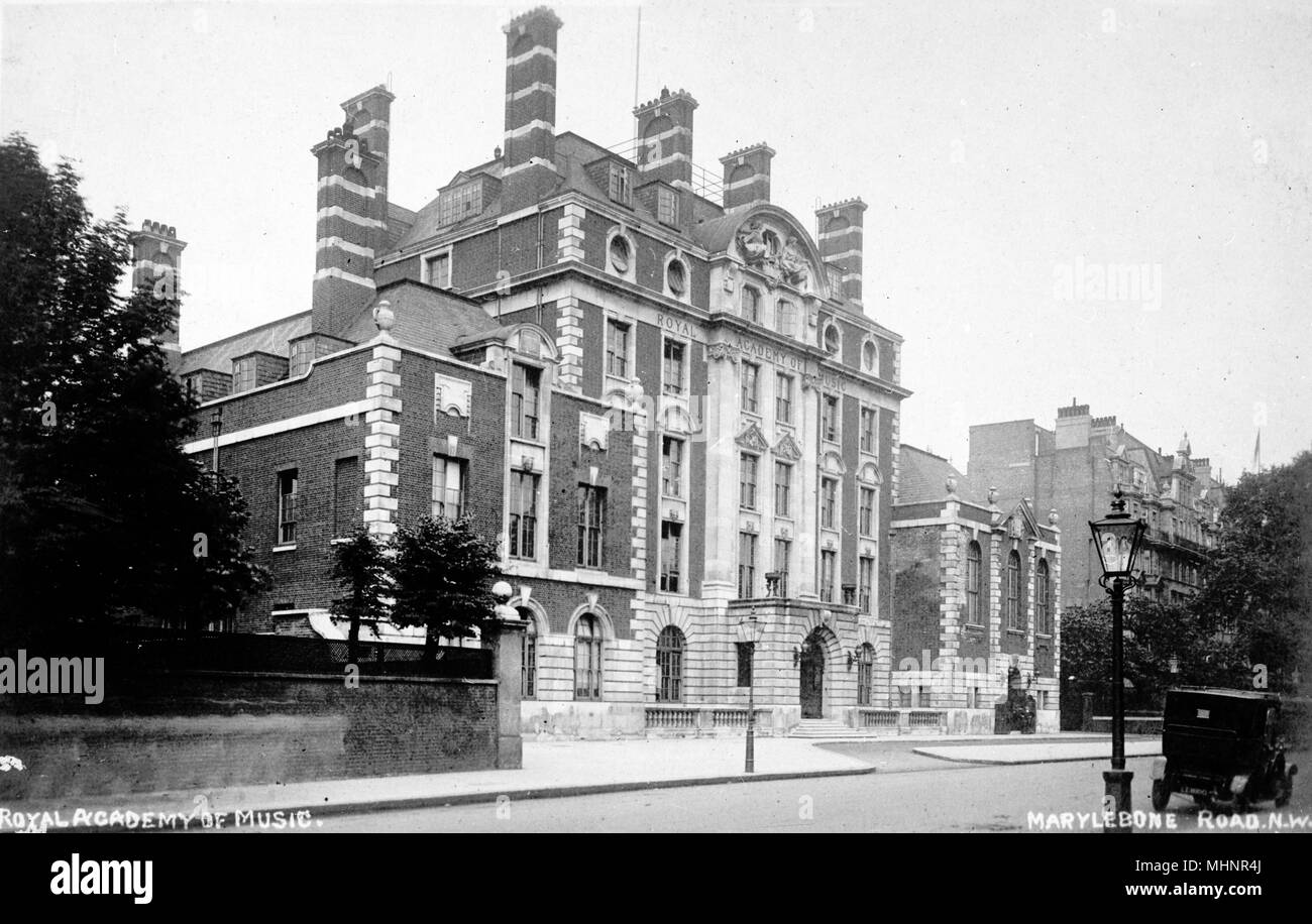Königliche Akademie der Musik, Marylebone Road, London. Datum: ca. 1910 Stockfoto