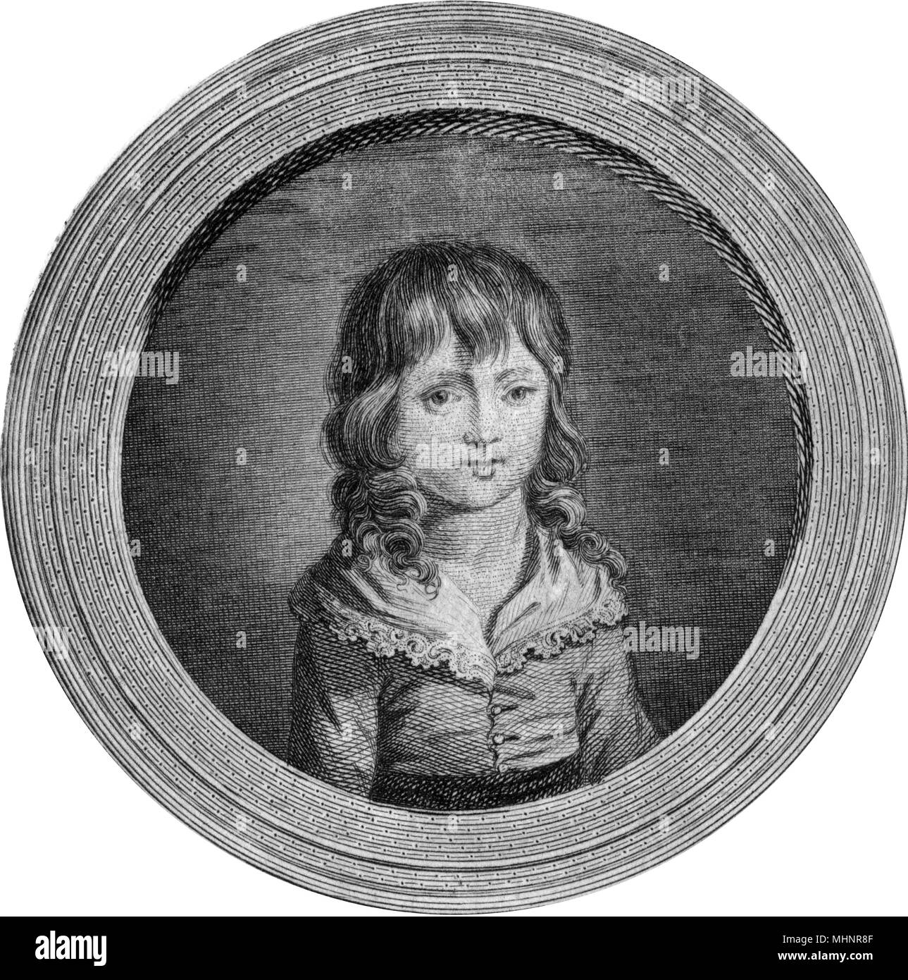 Prinz Octavius - 8.. Sohn von König George III Stockfoto