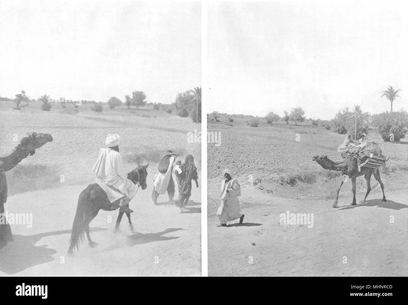 PAKISTAN. Reisen in Belutschistan; Familie im März 1900 alte Drucken Stockfoto