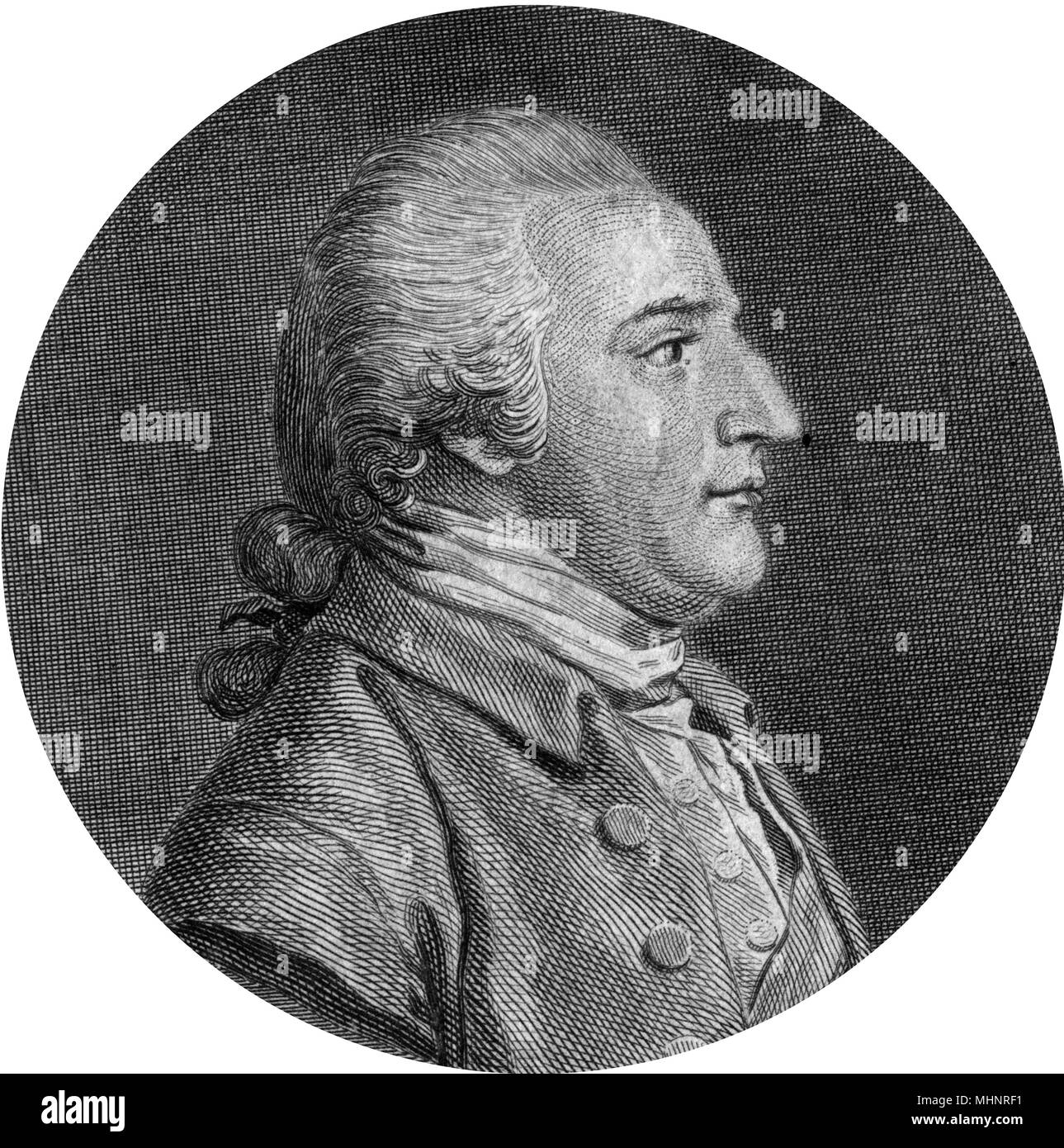 Benedict Arnold - amerikanischer Offizier und Verräter Stockfoto