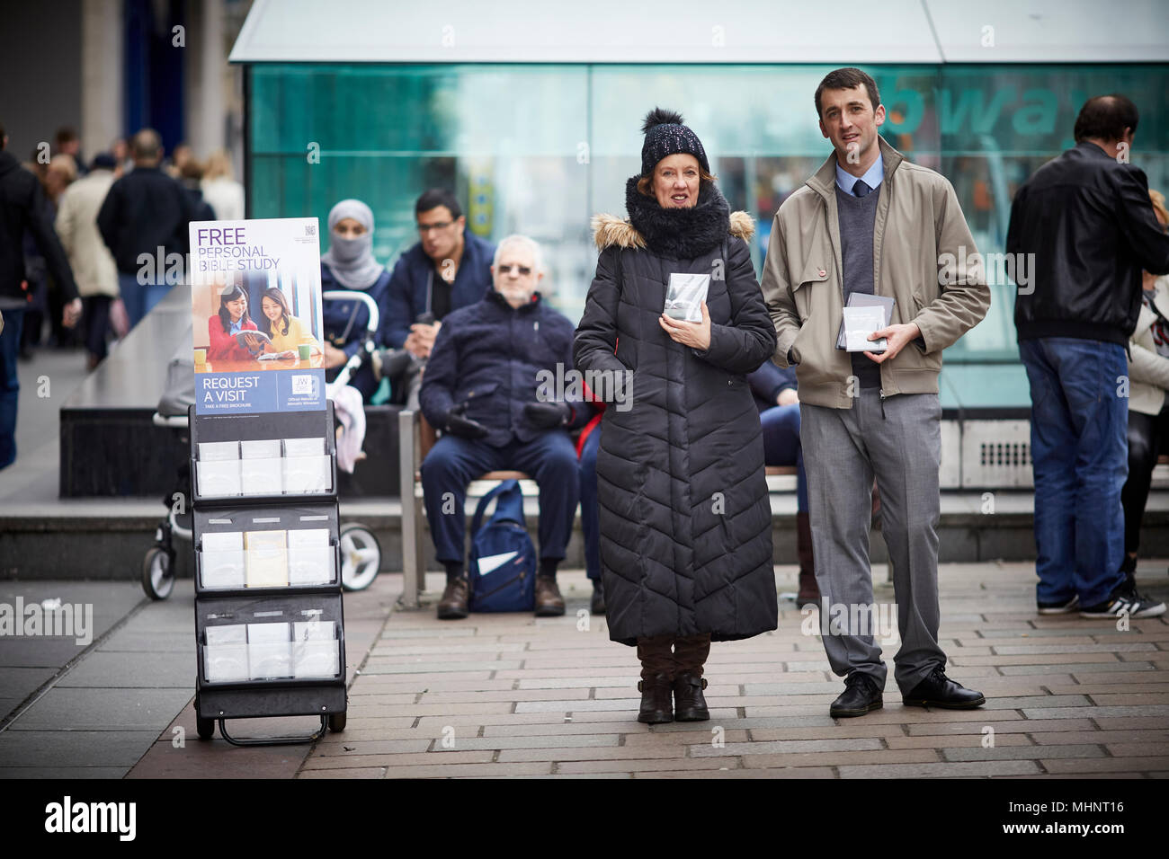 Glasgow in Schottland, Zeuge Jehovas Stockfoto