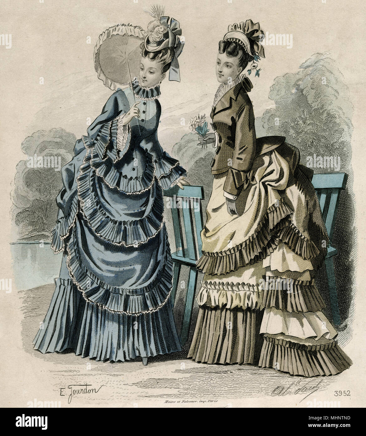 Kostüme für 1874 Personen Stockfoto