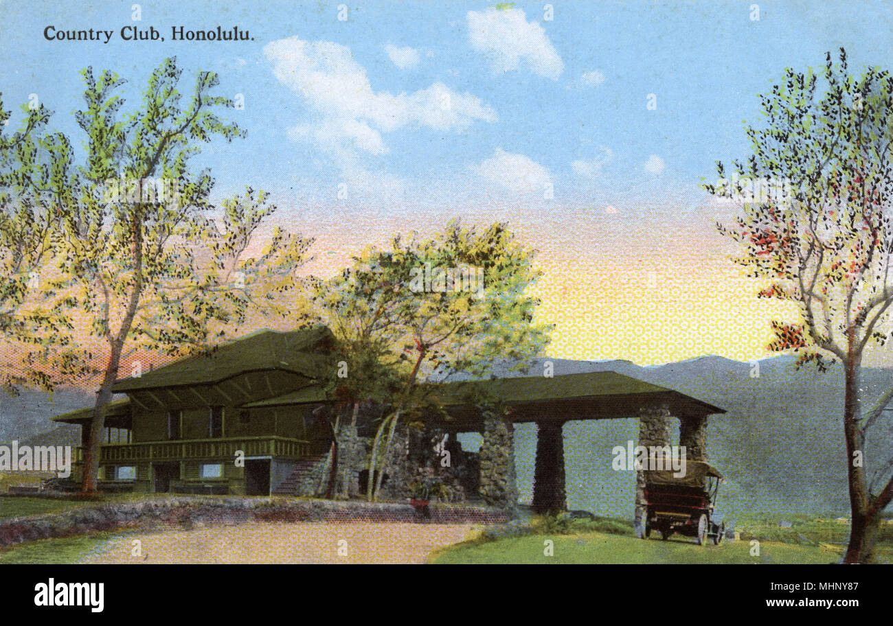Country Club, Honolulu, Hawaii, USA Stockfoto