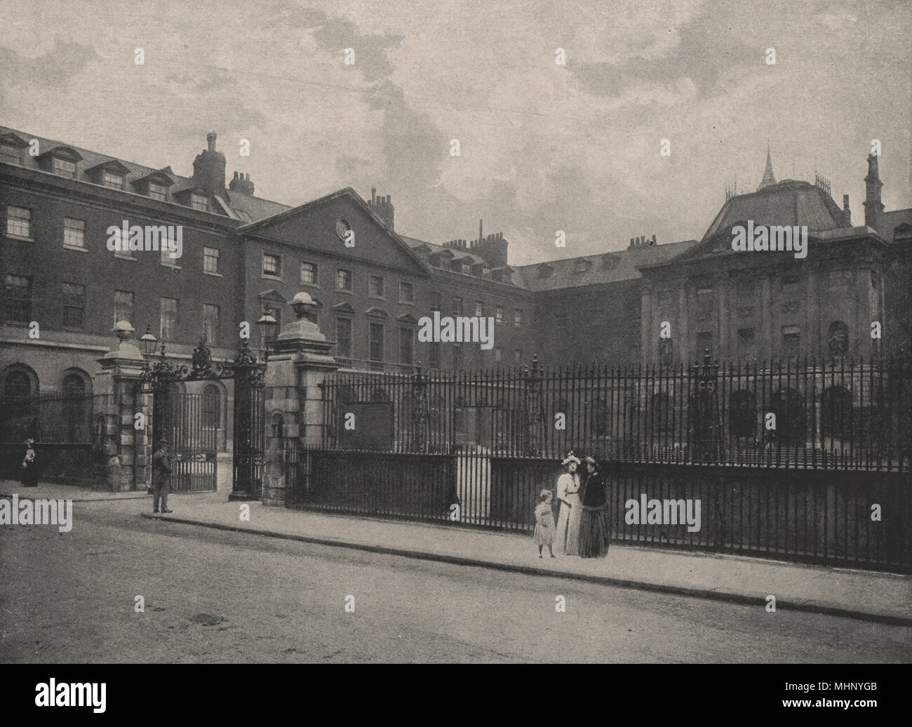 Guy's Hospital. London. Medizinische 1896 alte antike vintage Bild drucken Stockfoto