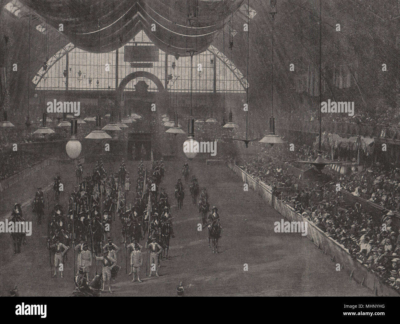 Die militärische Pageant an der Royal Military Turnier, 1895. London 1896 Drucken Stockfoto