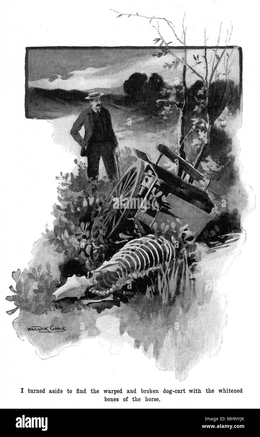 Krieg der Welten von H.G. Wells - Erste Veröffentlichung Stockfoto