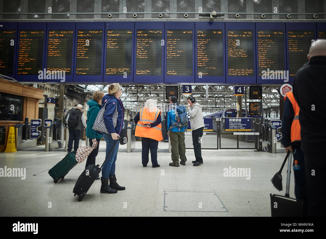 Glasgow in Schottland, Glasgow Central Stockfoto