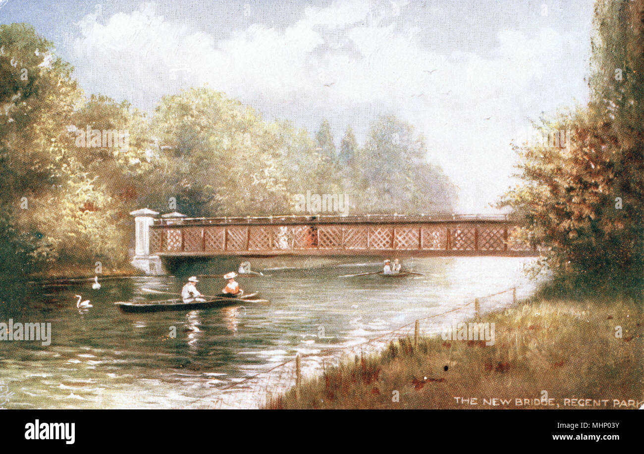 New Bridge, Regents Park, London Stockfoto