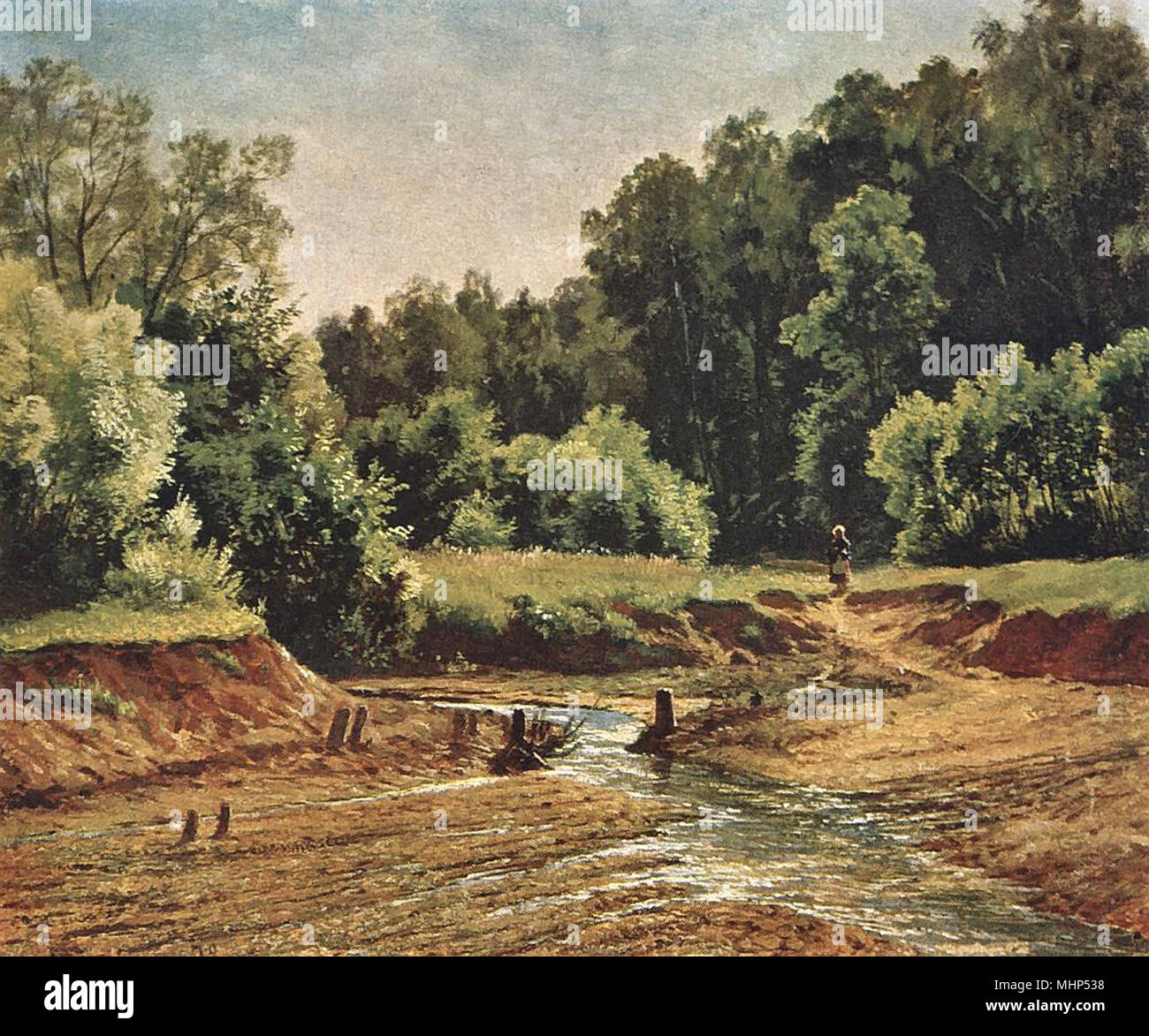 Shishkin Ivan - Waldlandschaft Stockfoto