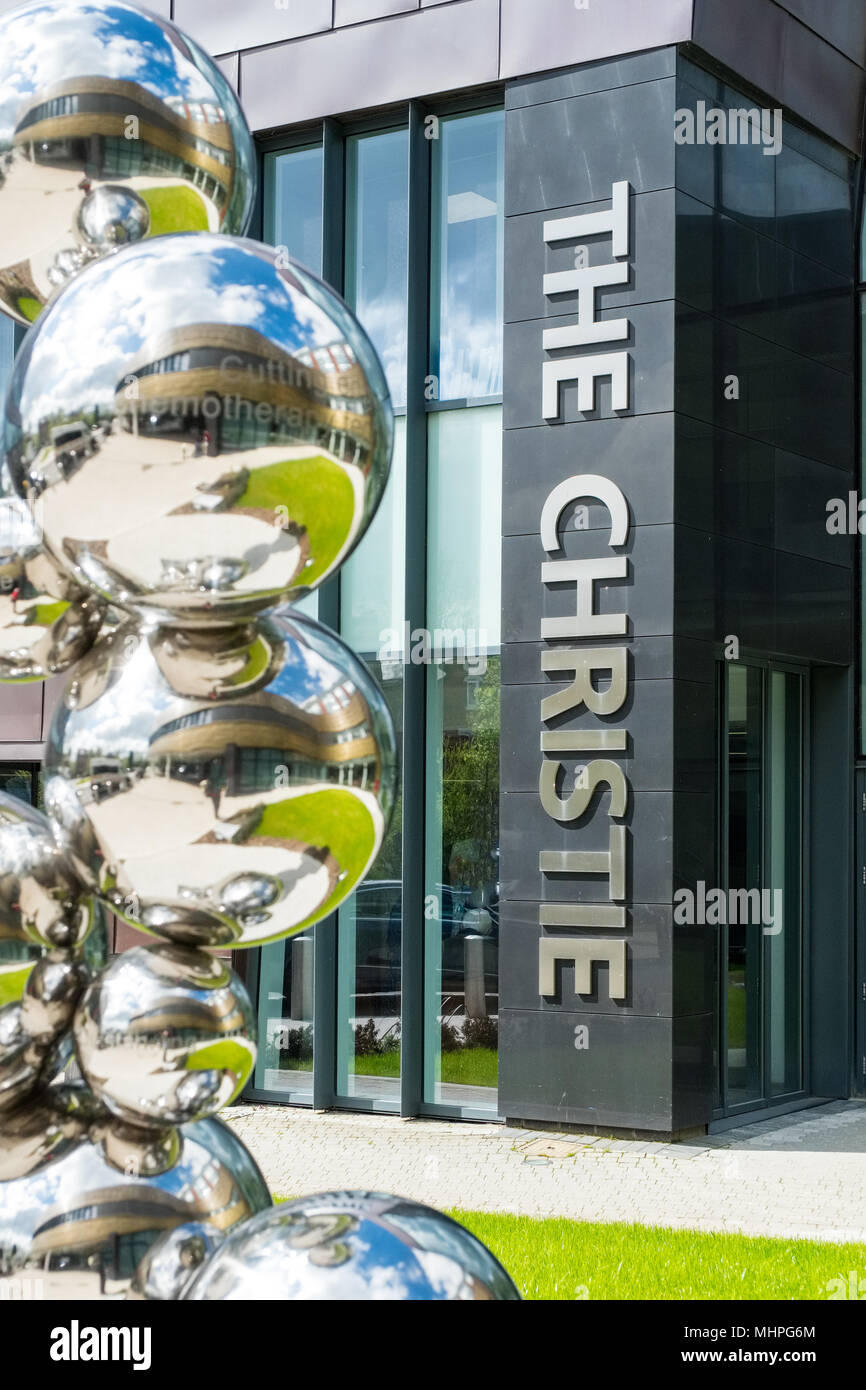 Der Christie, Spezialist NHS Cancer Care Hospital in Manchester. Stockfoto