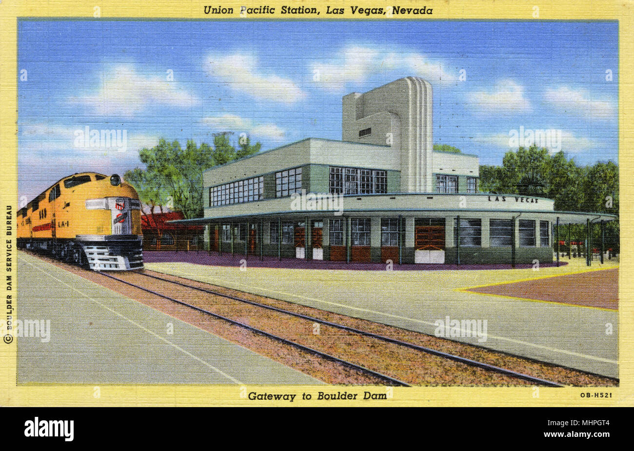 Union Pacific Station, Las Vegas, Nevada, USA Stockfoto