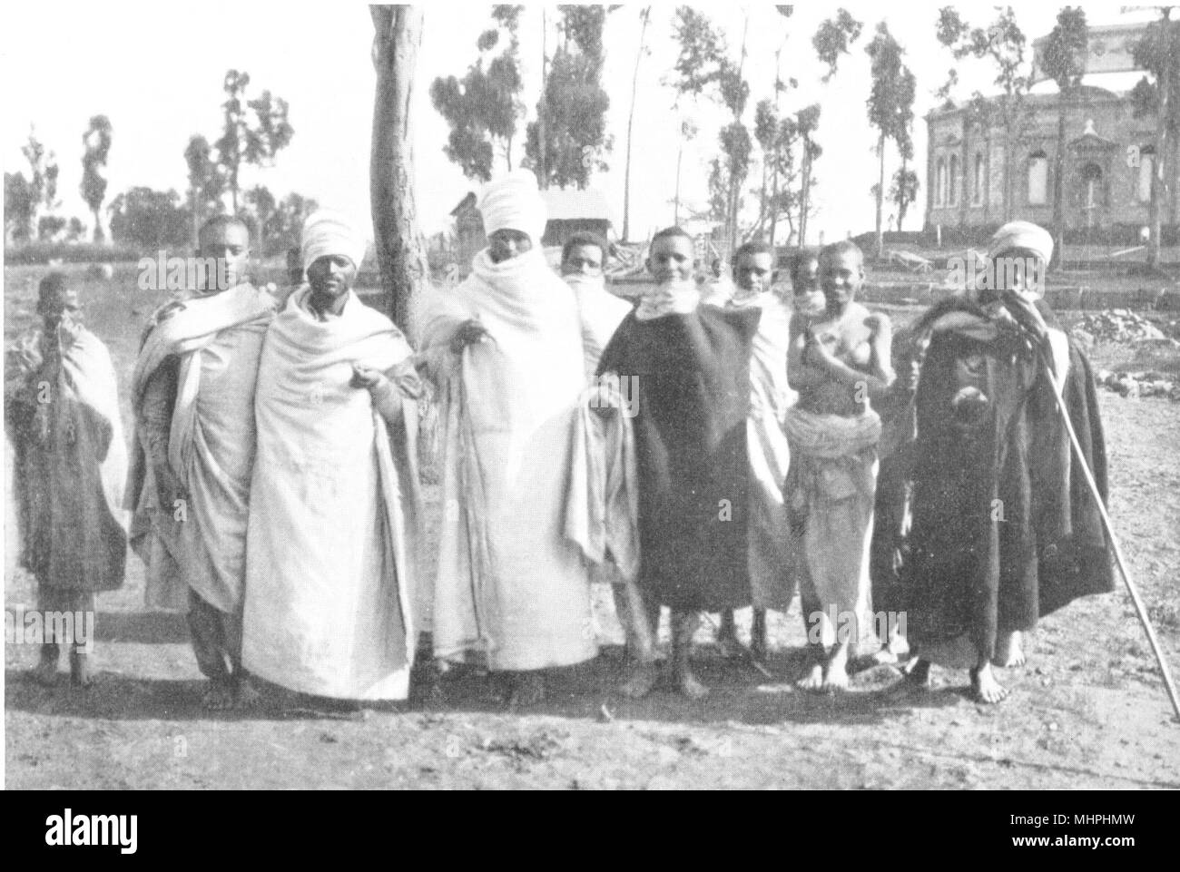Abessinien. oberste Priester (Abuna) durch den Patriarchen von Alexandria 1900 gewählt. Stockfoto