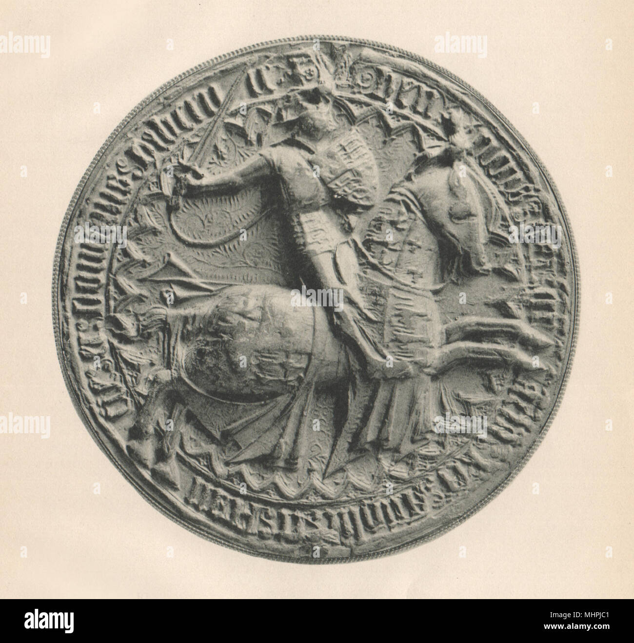 Englisch Dichtungen. König Heinrich VI. 2. Dichtung (Französisch) 1429-1440. 3. 1423 1907 Stockfoto