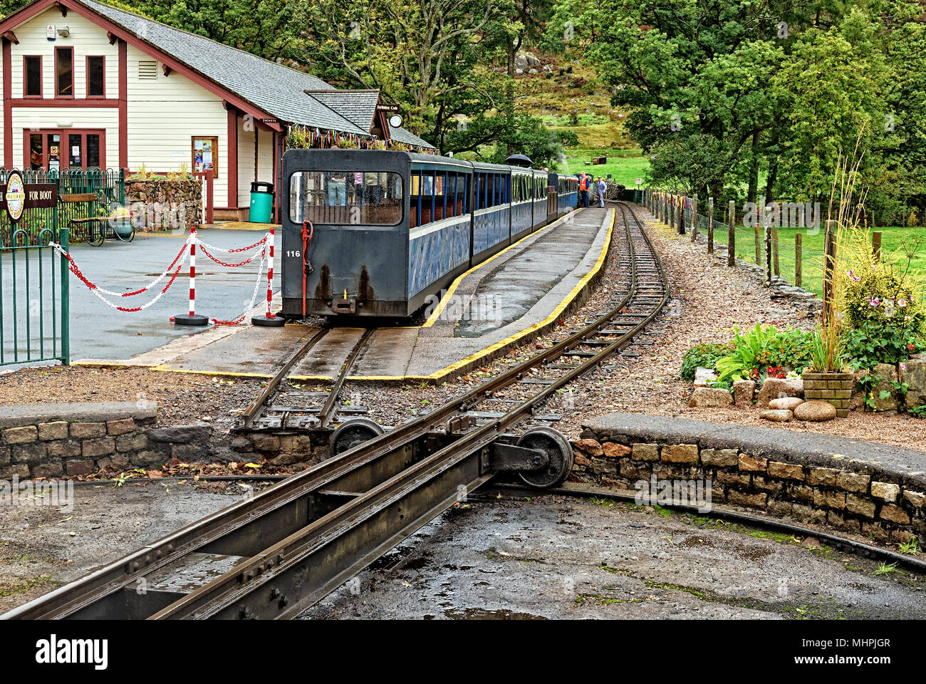 Dalegarth Bahnhof Stockfoto