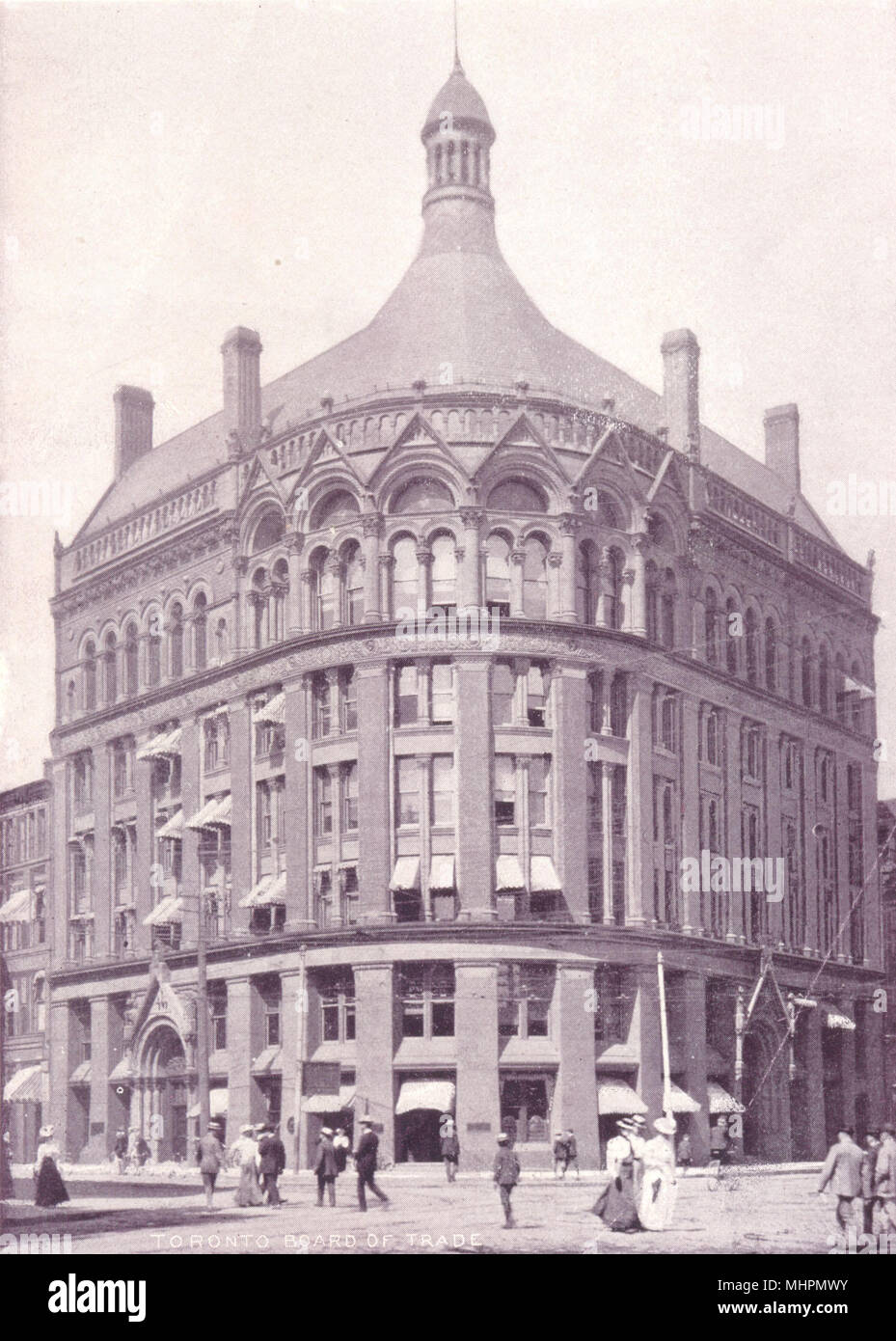 TORONTO. Toronto Board of Trade Building. Ecke der Vorderseite & Yonge Straßen 1900 Stockfoto