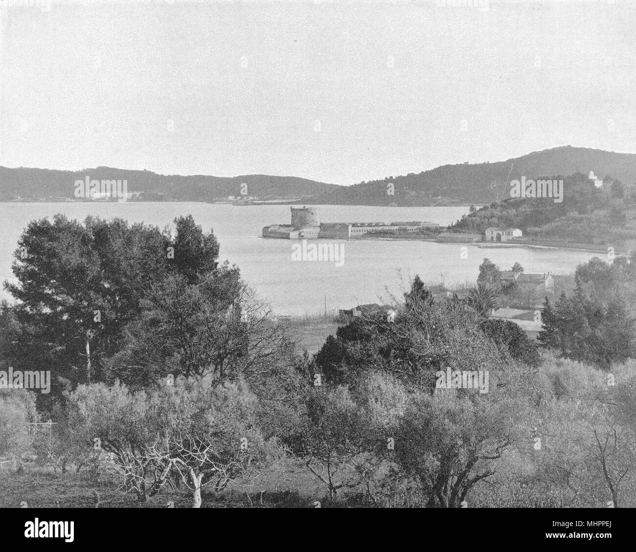 VAR. Fort de I'Aiguillette 1903 alte antike vintage Bild drucken Stockfoto