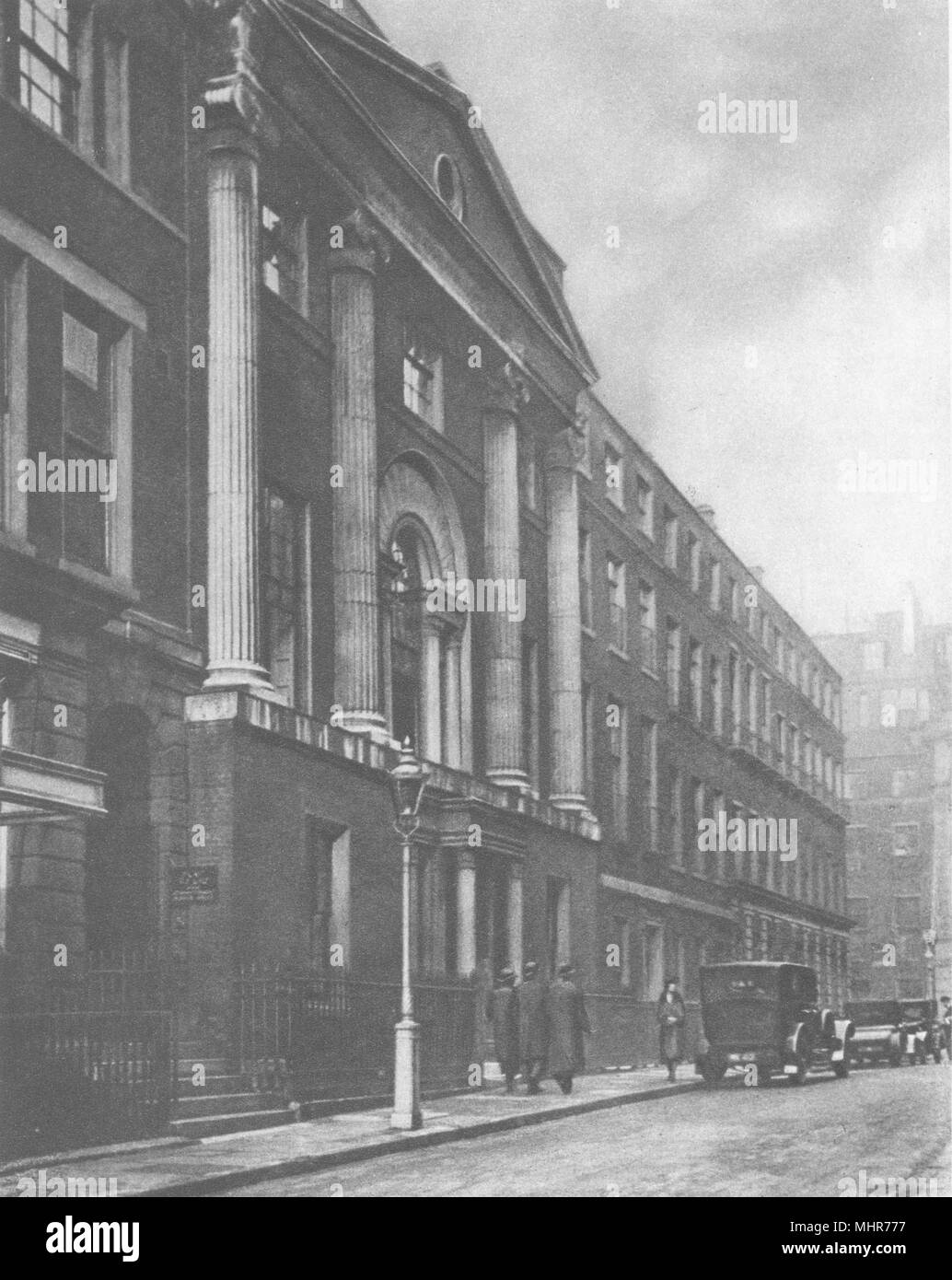 LONDON. Haus der Brüder Adam gebaut. Royal Society of Arts, John Street 1926 Stockfoto