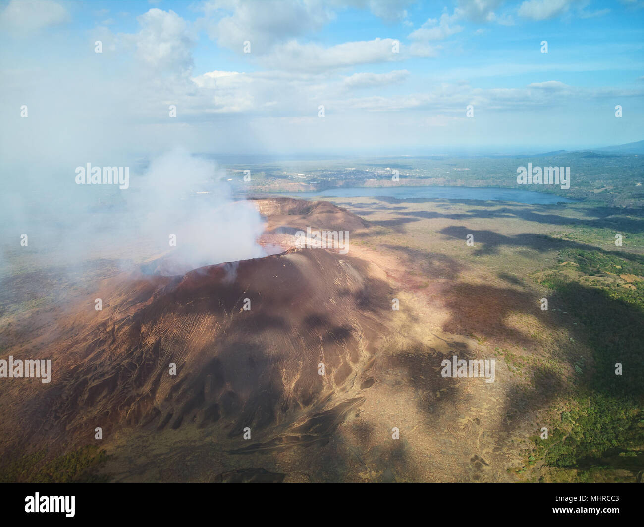Sommer Tourismus Thema in Lateinamerika Antenne drone Ansicht Stockfoto