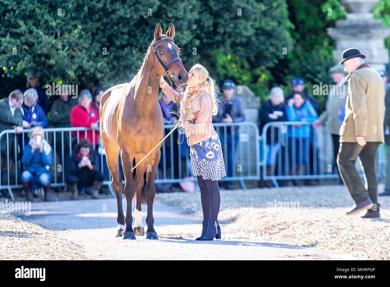 Iissa Grün. Coleshill. AUS. Trab. Mitsubishi Badminton Horse Trials. Badminton. UK. 02.05.2018. Stockfoto