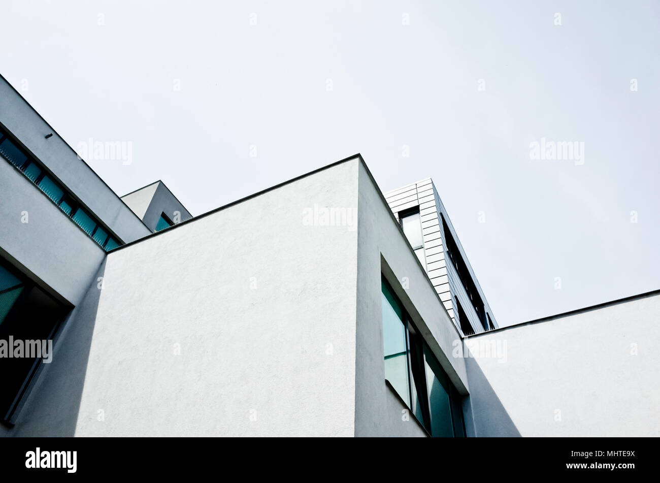 Abstrakte grafische moderne Architektur Detail Stockfoto