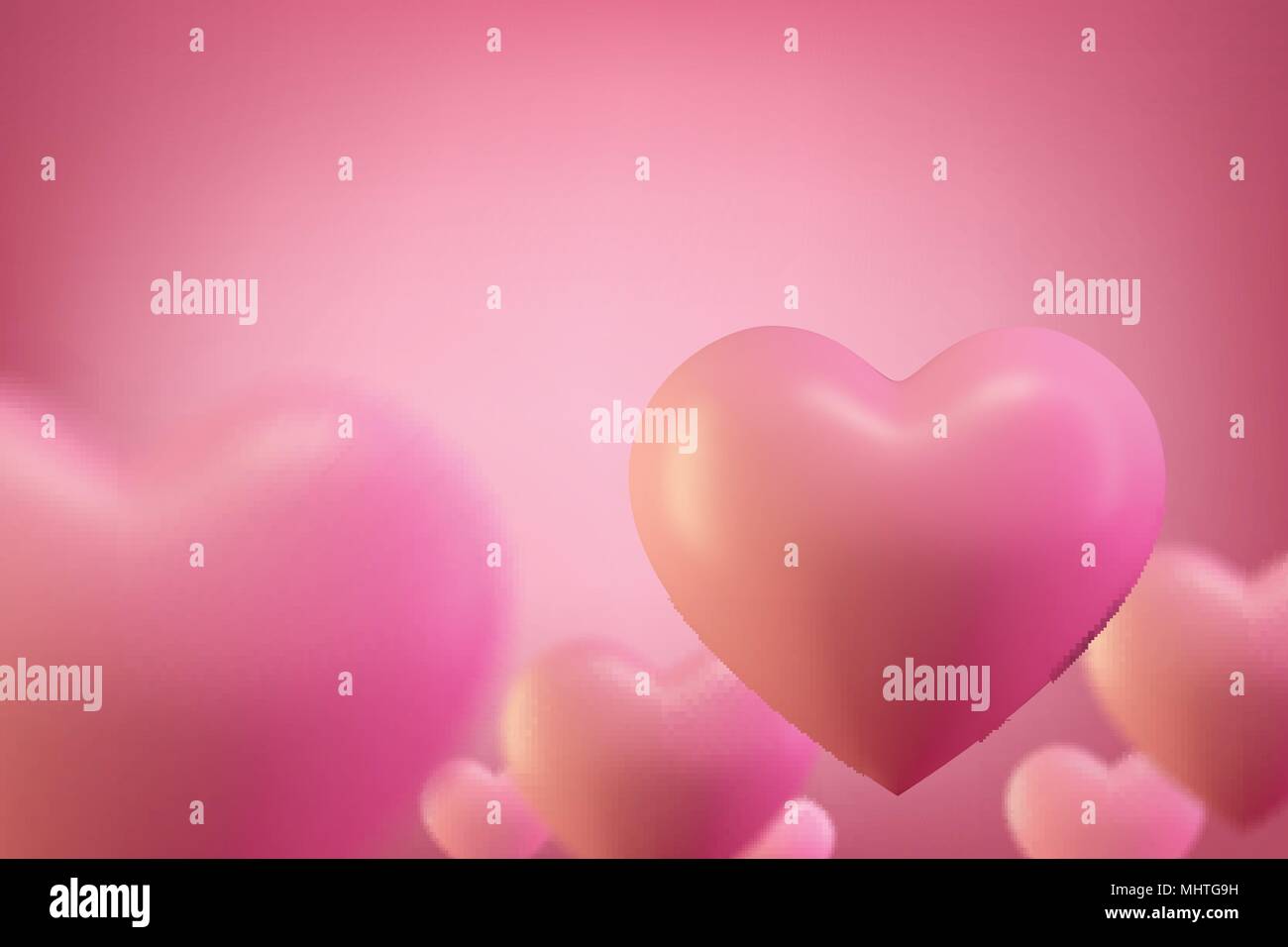 Liebe Herz Hintergrund. Valentine Hintergrund. Romantische Hochzeit Hintergrund, Valentines Tag Konzept. Stock Vektor