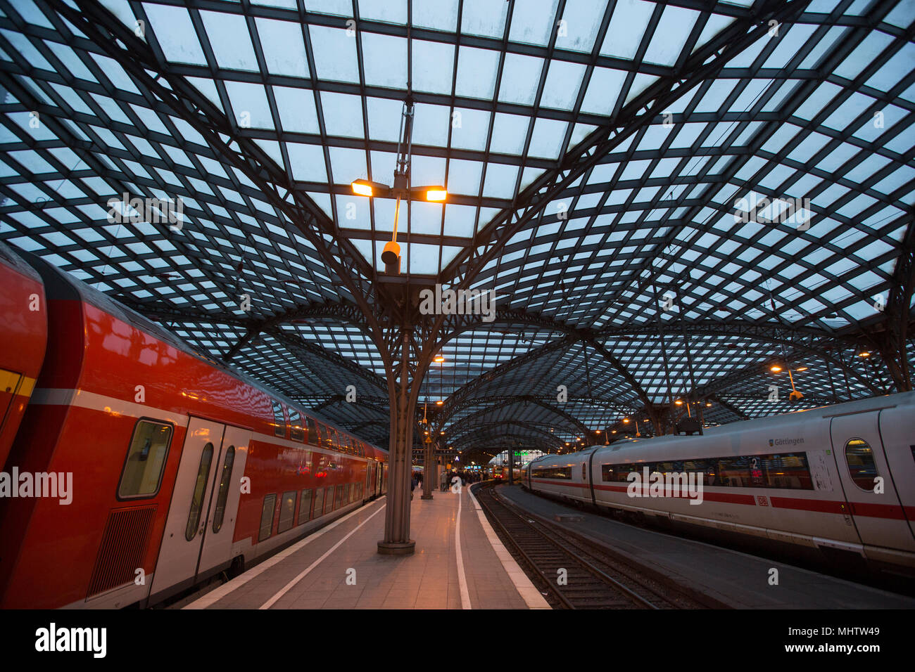 Hauptbahnhof Köln in Köln, Nordrhein-Westfalen, Deutschland. Stockfoto